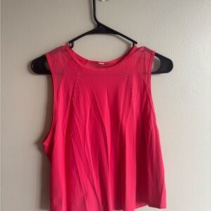 Lululemon Athletica Bright Pink Tank Top